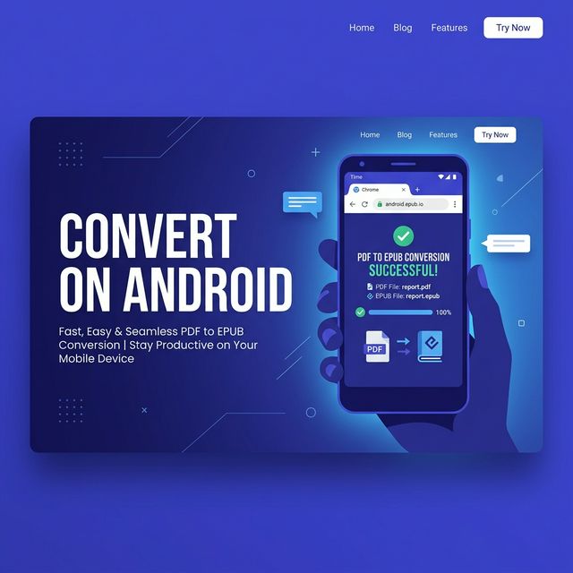 How to Convert PDF to EPUB on Android (Free Online Method)